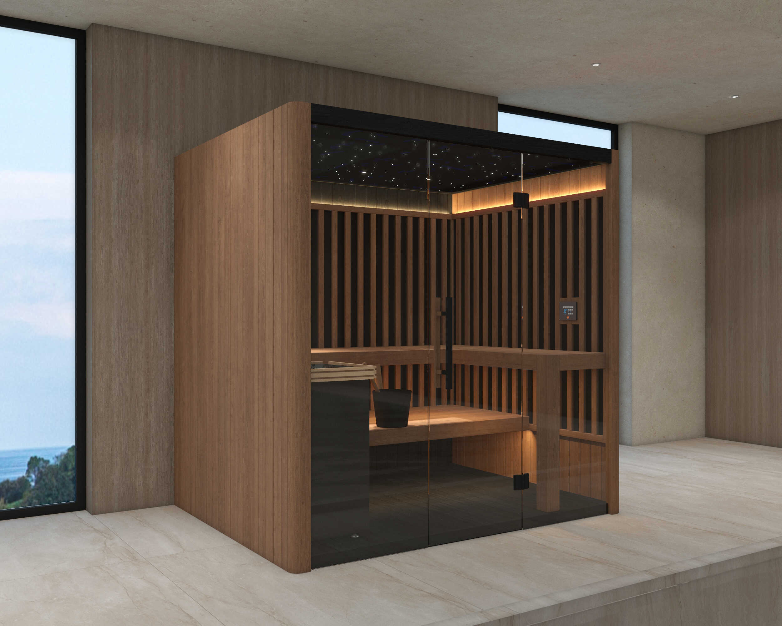 Kombinované Vnitřní Sauny OKA Design