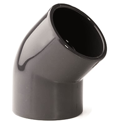 Koleno 45° lep/lep - průměr 40 mm - PT