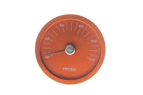 RENTO Teploměr do sauny kulatý - oranžová