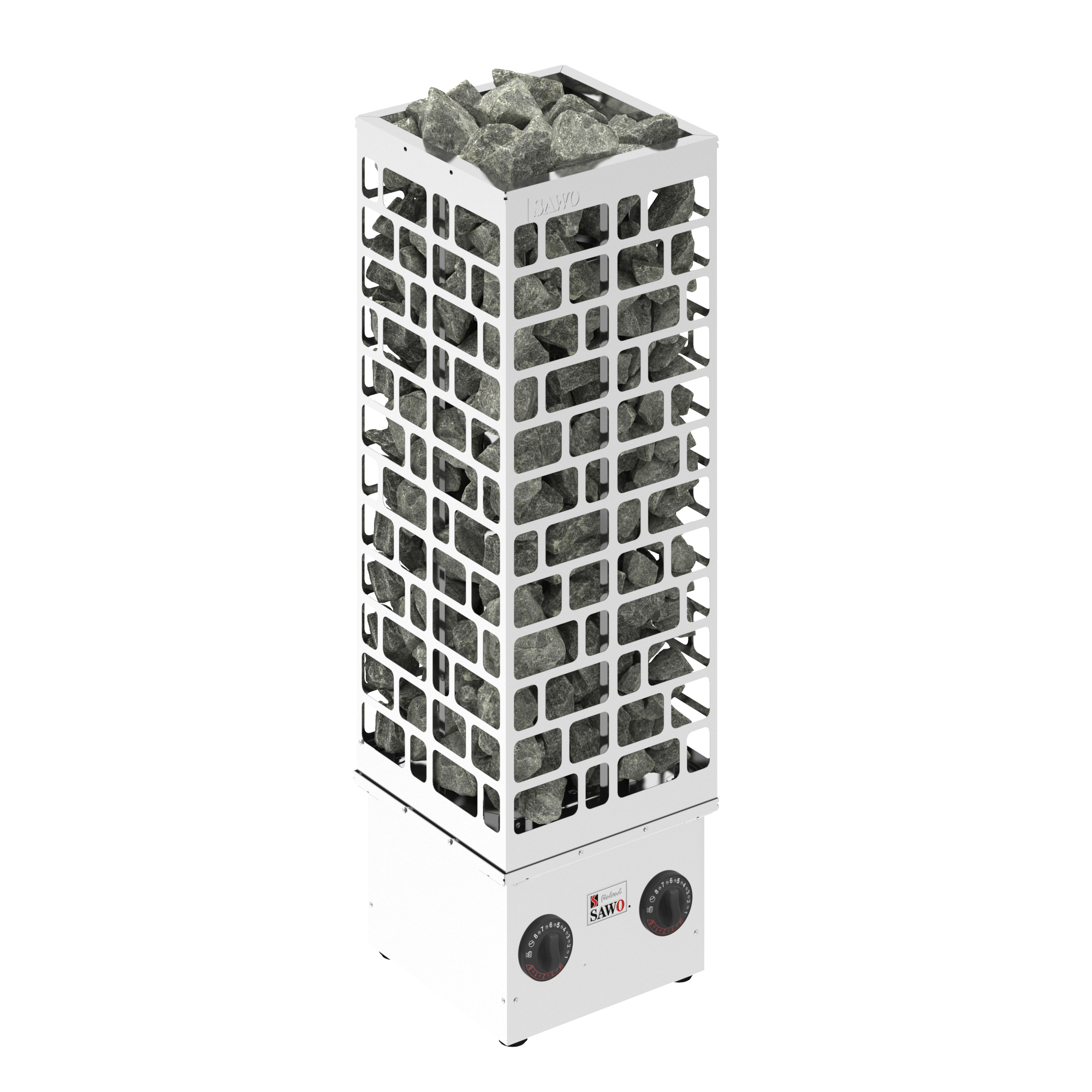 Saunová kamna CUBOS 6 kW (včetně integrovaného ovladače)