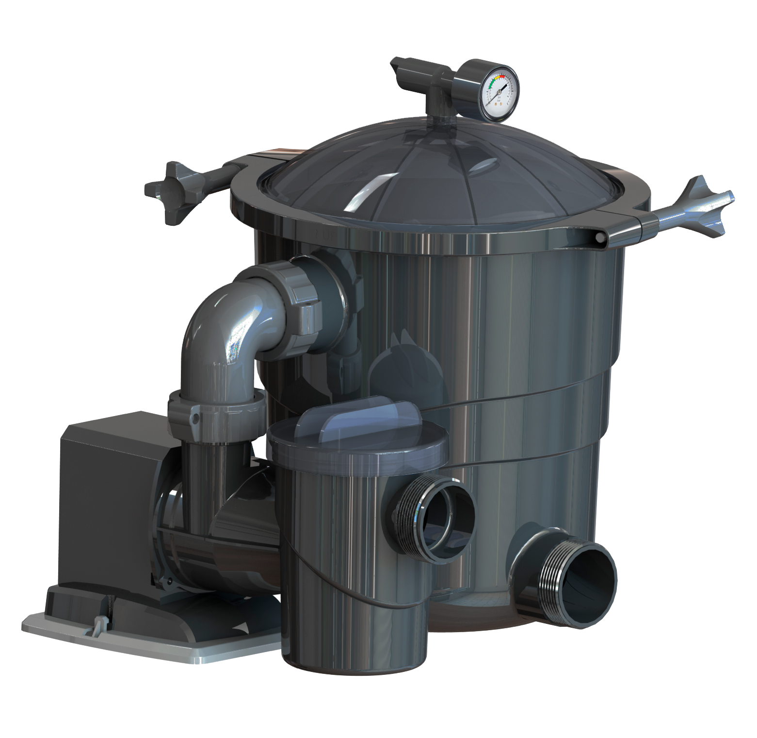 Optiball filtrace Poolex Filter Max - nádrž Ø250mm, filtrace 6,8m³/h / 140W (40m3 bazén)