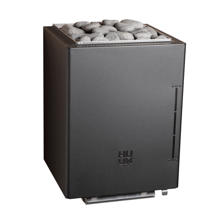 Saunová kamna CORE WALL COMBI 9kW (nutno dokoupit ovládací panel s WIFI) – ČERNÉ