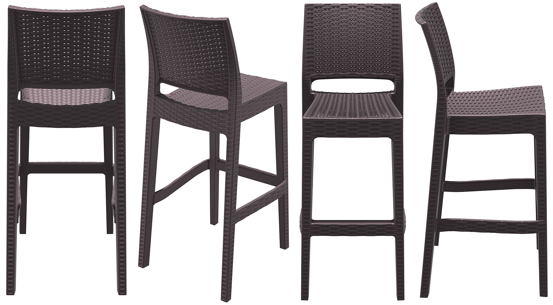 SPA barová židle PREMIUM+ (hnědá)