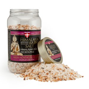 PALACIO Himalájská meditační koupelová sůl, růžová, 1200g