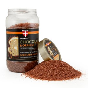 PALACIO Čokoláda & pomeranč koupelová sůl, 1200 g